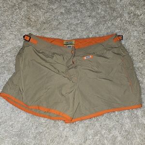 vintage Y2k Dawls nylon cargo shorts Khaki Beige Size 9 Hiking Fashion Womens
